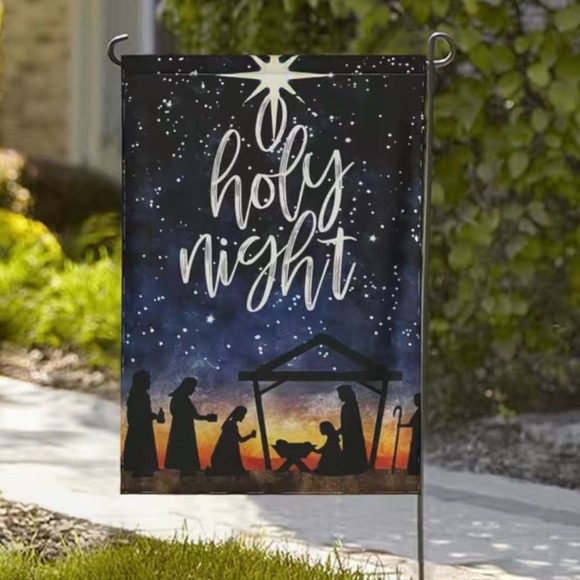 Other - *NEW* O Holy Night Christmas Garden Flag